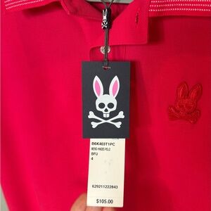 Psycho Bunny Red Polo Shirt